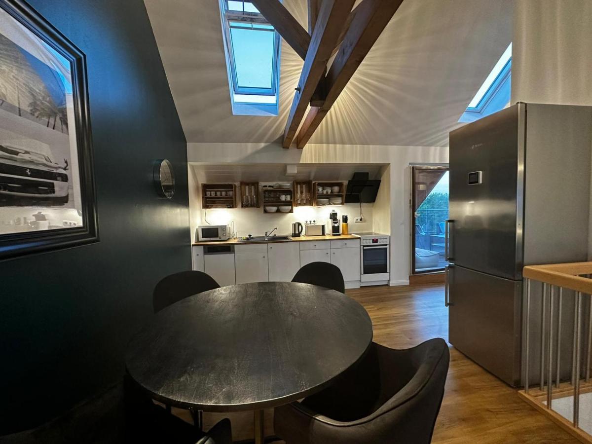 Nr 14 - Hochwertiges 3 Zimmer Maisonette Appartment Mit Grosszugigen Wohnbereich Und Balkon Leipzig Eksteriør billede