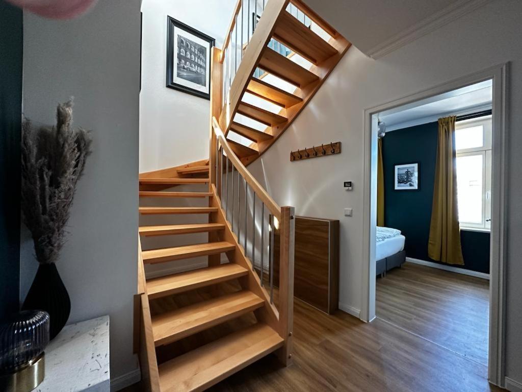 Nr 14 - Hochwertiges 3 Zimmer Maisonette Appartment Mit Grosszugigen Wohnbereich Und Balkon Leipzig Eksteriør billede